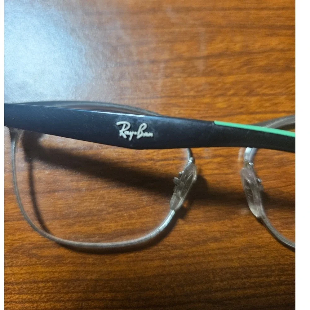 Ray-Ban Eyeglasses Kids 49mm Black Green RB 1054 4069 Semi-Rimless FRAMES ONLY